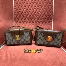 OC공장 구찌 GG 수프림 클래스프 미니백 614368