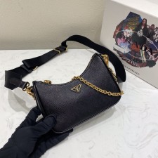 black frame 공장 프라다 가죽 미니 사피아노 숄더백 1BH174 2컬러
