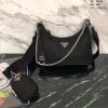black frame 공장 프라다 리에디션 테스토 체인 스트랩 호보백 1BH204 10컬러