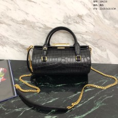 black frame 공장 프라다 사피아노 럭스 배럴백 1BA216 5컬러