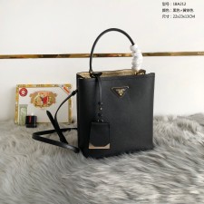 black frame 공장 프라다 미듐 가죽 사피아노 파니에 토트백 버킷백 1BA212 11컬러