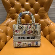 OC공장 디올 D-Lite 플라워 토트백 24cm 2컬러