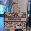 ANGEL 디올 CHRISTIAN DIOR 플라워 자수 쇼퍼백 토트백 2사이즈