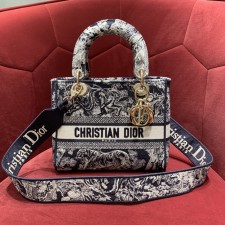 OC공장 디올 CHRISTIAN DIOR 호랑이 자수 토트백 24cm