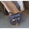 ANGEL 디올 CHRISTIAN DIOR 자카드 오블리크 새들 숄더백 25.5cm 2컬러
