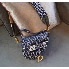 ANGEL 디올 CHRISTIAN DIOR 자카드 오블리크 새들 숄더백 25.5cm 2컬러
