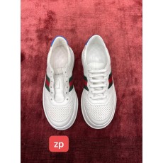 [WZ1] 구찌 레더 큰 GG 로고 모노그램 스니커즈 화이트