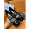 [A1] 프라다 세모 메리제인 힐 샌들 구두 5cm