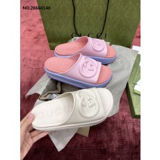 [AN3] 구찌 모노그램 큰 GG 로고 슬리퍼 2컬러