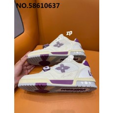 [A1] 루이비통 퍼플 모노그램 트레이너 스니커즈 4cm