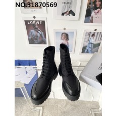 [327] 셀린느 빈티지 패브릭 이음 워커 부츠 블랙 (여)