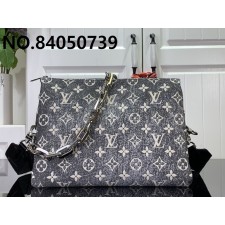 [88factory] 루이비통 숄더백 데님 블랙 M57790 26*20*12cm