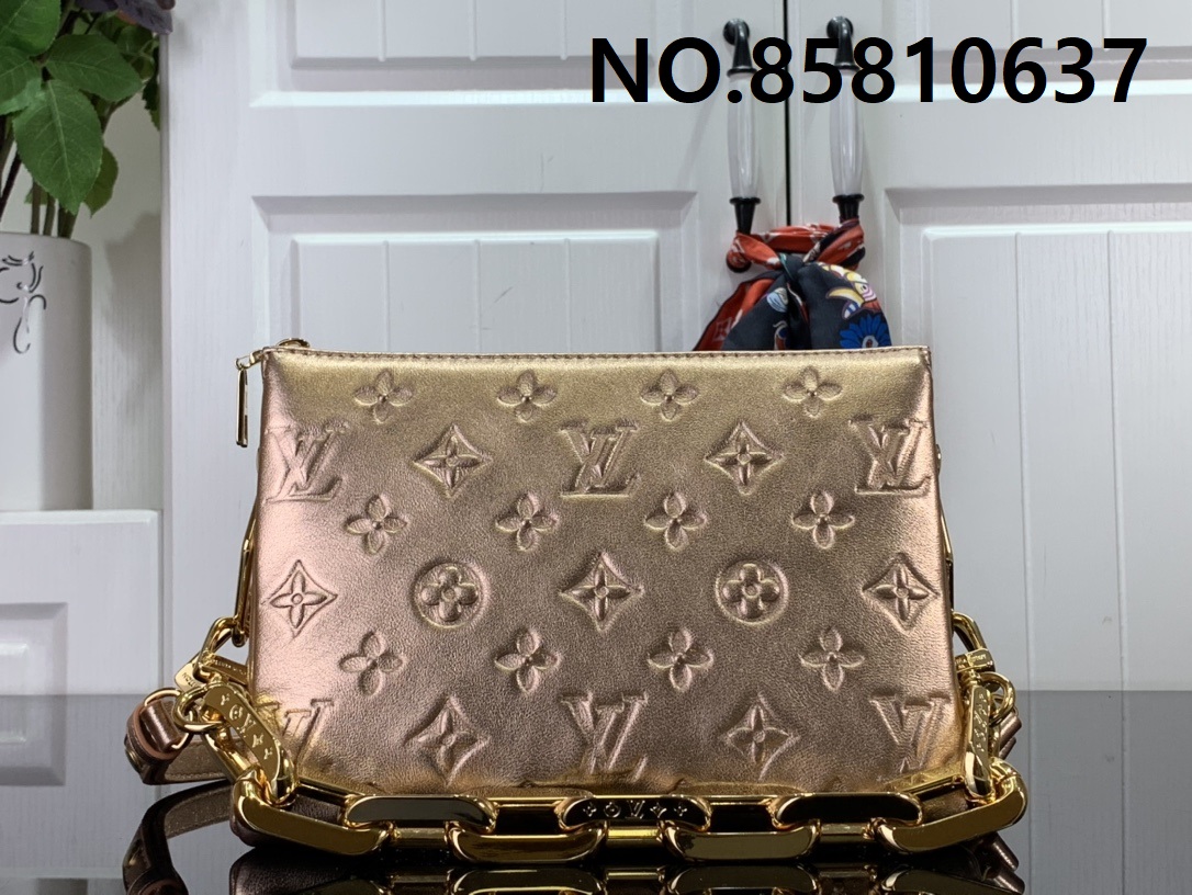[88factory] 루이비통 쿠상 미니 숄더백 M57790 골드 20*16*12cm