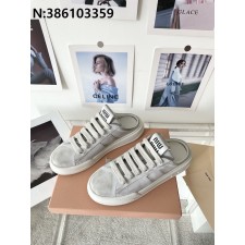[327] 미우미우 캐쥬얼 가죽 스니커즈 슬림온 3.5cm