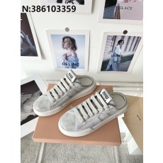 [327] 미우미우 캐쥬얼 가죽 스니커즈 슬림온 3.5cm
