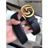 구찌 GG 마몬트 버클 레더 벨트 400593 2컬러 3.8cm