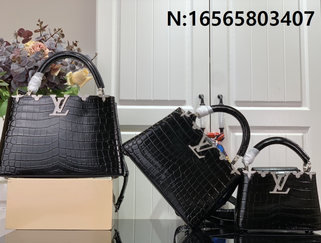 [88factory] 루이비통 크로커 무늬 카퓌신 M56669 3사이즈 실버