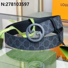 구찌 인터로킹 GG로고 벨트 3컬러 703147 4cm 블랙