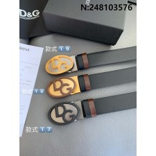 돌체앤가바나 DG 타원형버클 벨트 3.5cm 3컬러