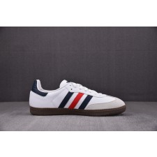 아디다스 삼바 비건 화이트 네이비 블루 레드 Vegan OG Cloud White Navy Blue Red F75247