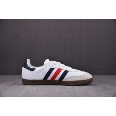 아디다스 삼바 비건 화이트 네이비 블루 레드 Vegan OG Cloud White Navy Blue Red F75247