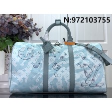 [88factory] 루이비통 키폴 반둘리에 스카이 블루 M22570 50*29*23cm