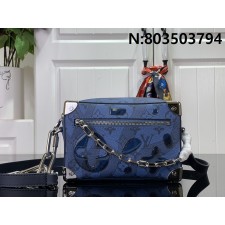 [88factory] 루이비통 미니 소프트 트렁크 M22588 18.5*13*8cm 다크 블루