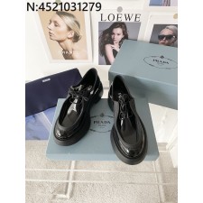 [327] 프라다 23SS 가죽 더비 로퍼 4컬러 3.5cm 여성용