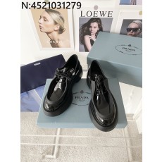 [327] 프라다 23SS 가죽 더비 로퍼 4컬러 3.5cm 여성용
