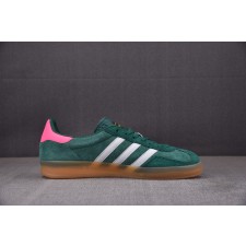 [纯原] AD Oiginals Gazelle Indoor Ieather-Trimmed Suede 초록색 IG5929