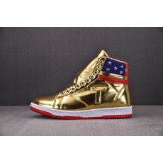[DG] Air Jordan 1 x TRUMP 金色 PKTLP001