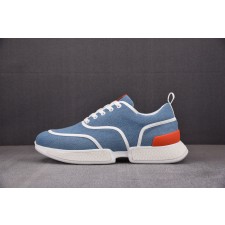 [BQ] HERMES PARIS 爱马仕 浅蓝橙
