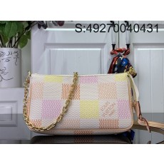 [88factory] 루이비통 포쉐트 악세수아 크로스백 M40642 23.5*13.5*4cm 핑크