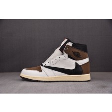 【LW】Air Jordan 1 Retro High OG SP Travis Scott Mocha 2.0 白深棕 CD4487-100