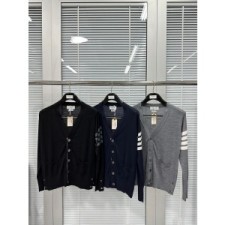 (TURBO공장) 톰브라운 5단추 울 니트 가디건(3color)