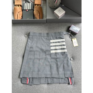 (TURBO공장) 톰브라운 여성용 울 캐주얼 그레이 스커트