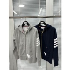 (TURBO공장) 톰브라운 클래식 지퍼업 후드 재킷(2color)