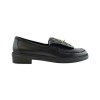 (HappyShoese공장) C. 턴락 퀄팅 로퍼 블랙