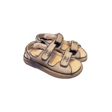 (HappyShoese공장) C. 송치 밸크로 샌들 브라운