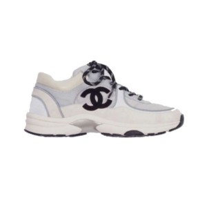 (HappyShoese공장) C. 퀄팅 패브릭 스니커즈