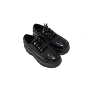 (HappyShoese공장) C. 플랫폼 슈즈 블랙