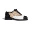 (HappyShoese공장) C. 레이스업 배색 시퀸 옥스퍼드 슈즈 더비 슈즈