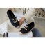 (HappyShoese공장) C.금색 자수 CC 로고 체크 에스파드리유