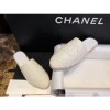 (HappyShoese공장) C.레더 CC 로고 에스파드류 슬리퍼 화이트