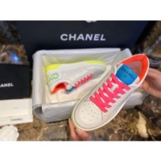 (HappyShoese공장) C.로우탑 모노그램 컬러 배색 레이스업 스니커즈 3컬러