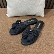 (IU공장) 샤넬 리본 슬리퍼