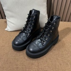 (IU공장) 샤넬 퀼팅 앵클 부츠
