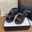 (IU공장) 샤넬 25B 벨크로 비치 샌들(2color)