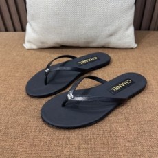 (IU공장) 샤넬 더블C 라인스톤 플립플롭