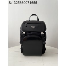 블랙프레임공장 프라다 리나일론 및 사피아노 가죽 백팩 블랙 2VZ135 45*27*17cm